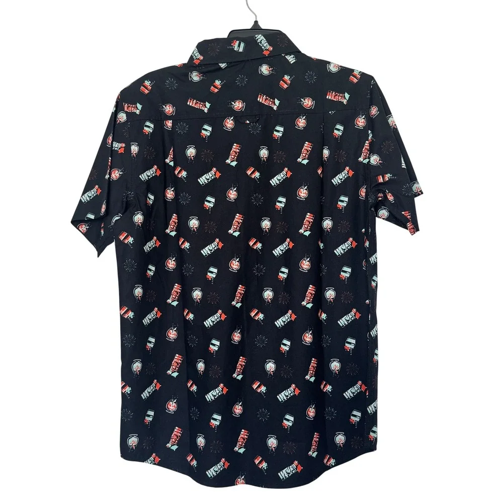NWT! Lot of‎ 3 Hurley Mens Short Sleeve Button Down Shirts Small